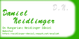 daniel neidlinger business card